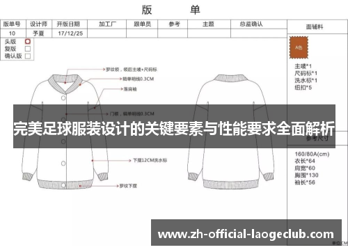 完美足球服装设计的关键要素与性能要求全面解析 完美足球服装设计的关键要素与性能要求全面解析